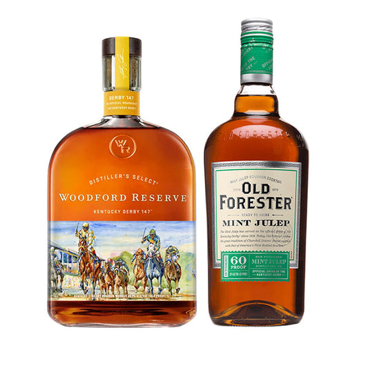 Woodford Reserve Kentucky Derby 2021 1 Liter + Old Forester Mint Julep 1 Liter