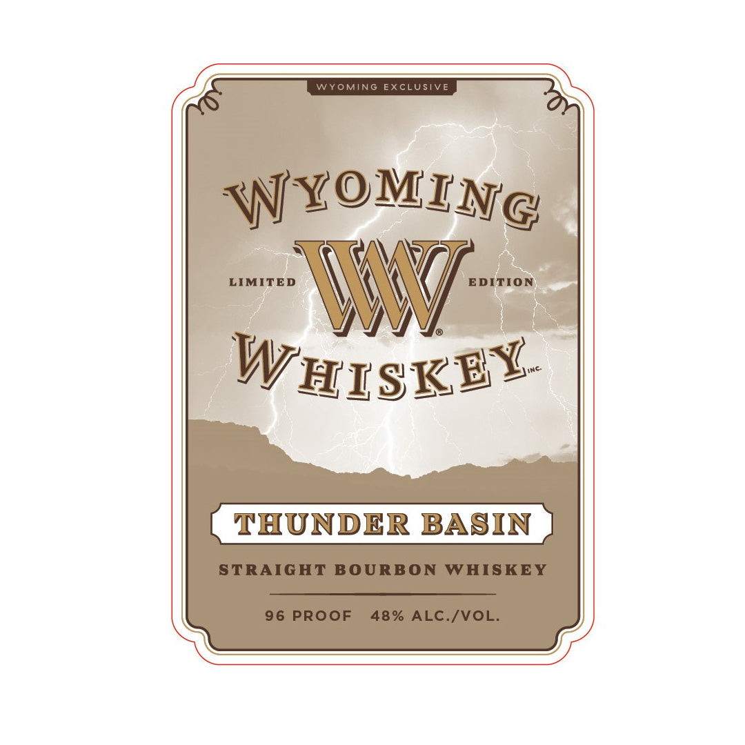 Wyoming Whiskey Thunder Basin 750ml