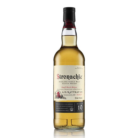 A D Rattray Stronachie 10 Year Old Scotch Whisky 700ml