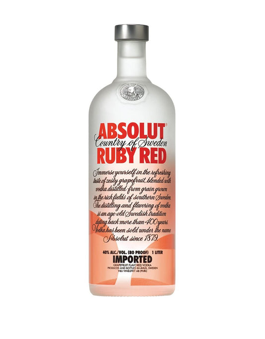 ABSOLUT RUBY RED VODKA 750 ML