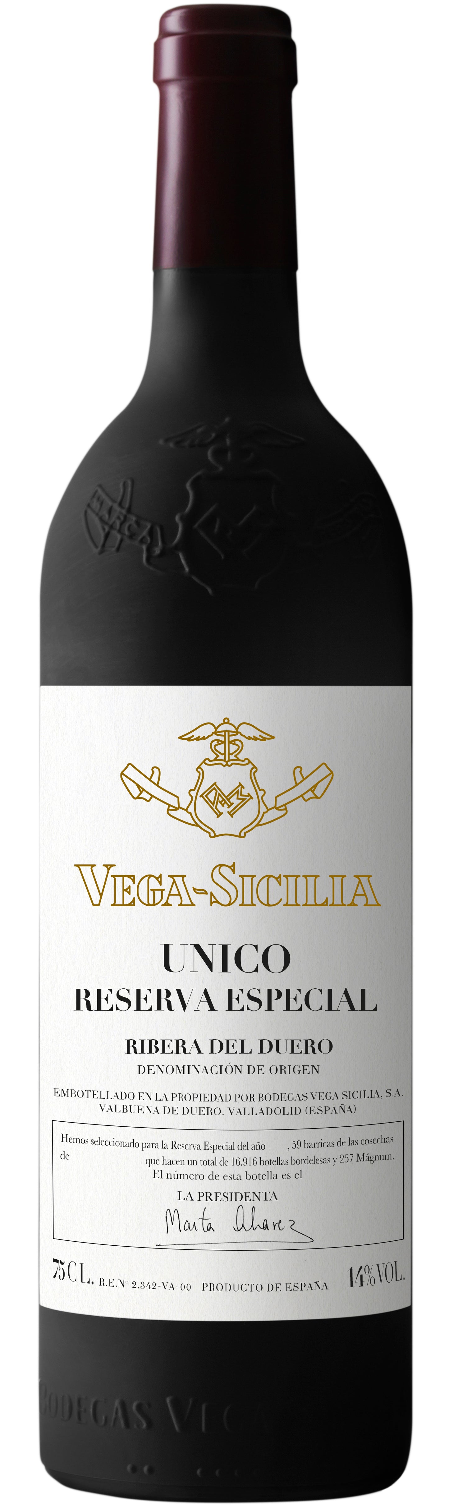 Tempos Vega Sicilia Unico Reserva Especial (2018 Release)  Front Bottle Shot