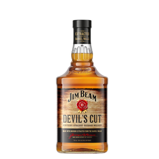 JIM BEAM DEVIL'S CUT BOURBON WHISKEY 750 ML