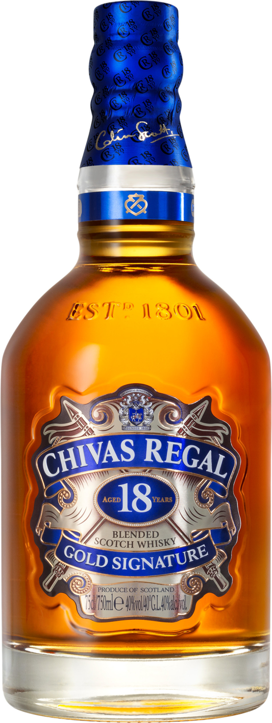 CHIVAS REGAL BLENDED SCOTCH WHISKY 18 YEAR OLD 750 ML