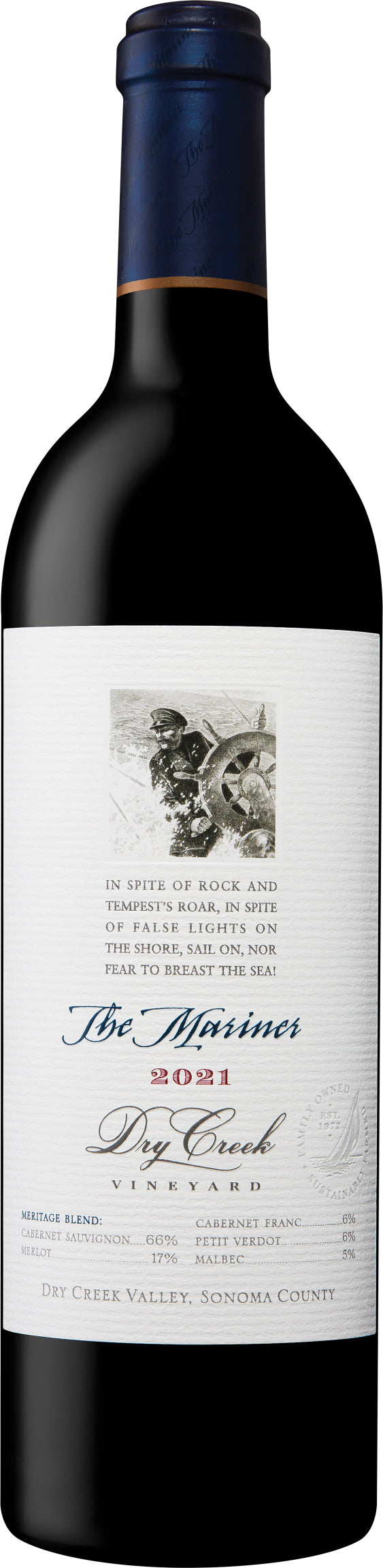 Dry Creek Vineyard The Mariner 2021  Front Bottle Shot