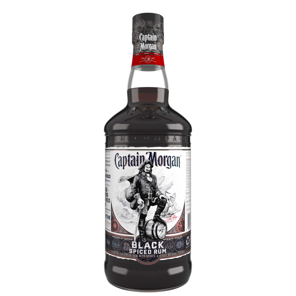 CAPTAIN MORGAN BLACK SPICED RUM 750 ML