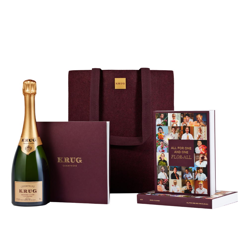 KRUG X FLOWER BUNDLE FEATURING KRUG GRAND CUVÉE 172ÈME ÉDITION 750 ML