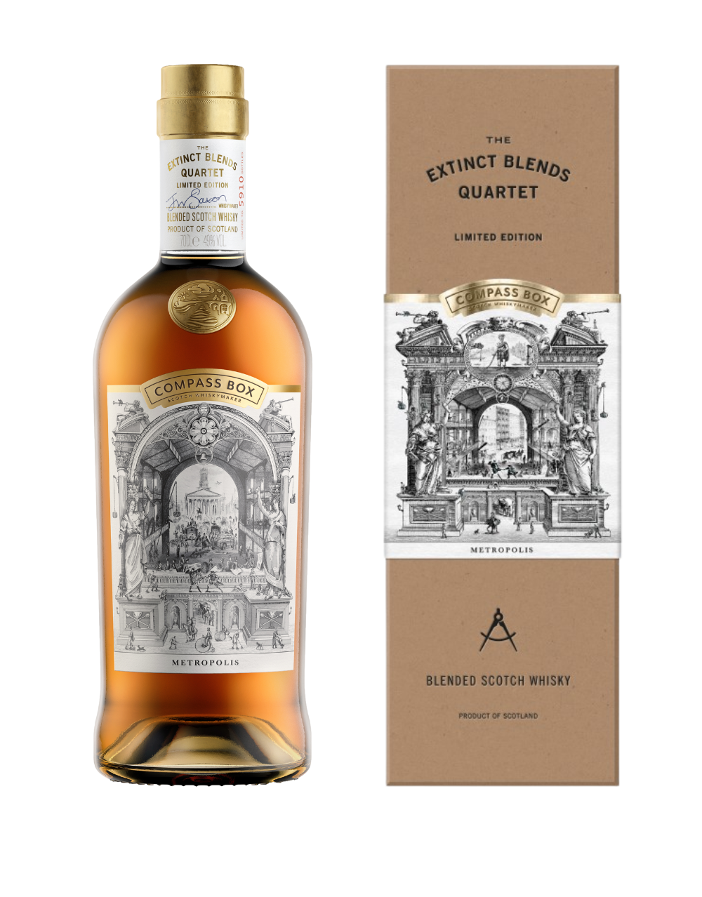 COMPASS BOX METROPOLIS SCOTCH WHISKY 700 ML