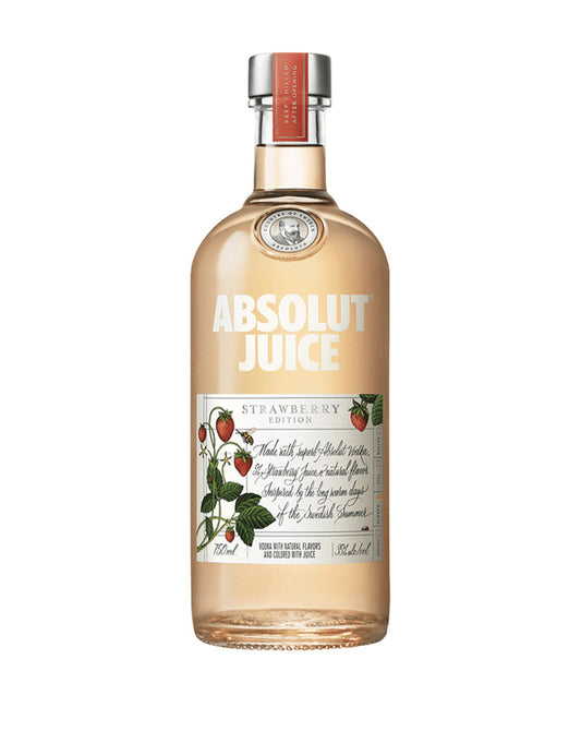 ABSOLUT JUICE STRAWBERRY VODKA EDITION 750 ML