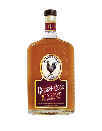 CHICKEN COCK RED STAVE KENTUCKY STRAIGHT BOURBON WHISKEY
