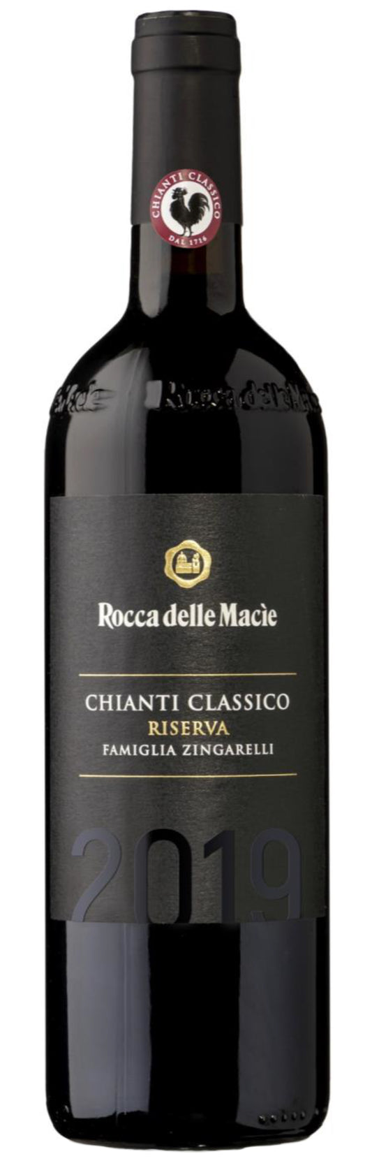 Rocca delle Macie Chianti Classico Riserva 2019  Front Bottle Shot