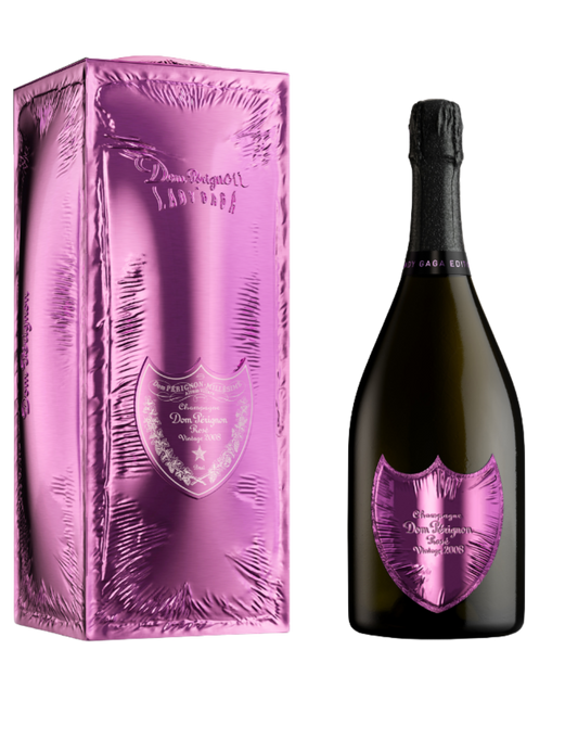 DOM PÉRIGNON ROSÉ VINTAGE 2008 LADY GAGA LIMITED EDITION 750 ML