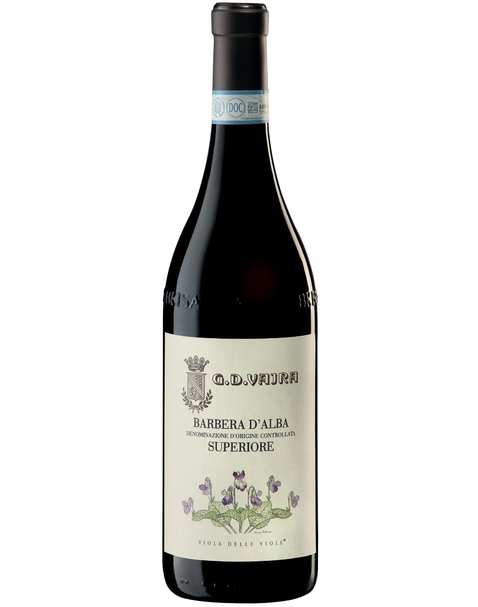 G.D. Vajra Barbera d'Alba Superiore 2021  Front Bottle Shot