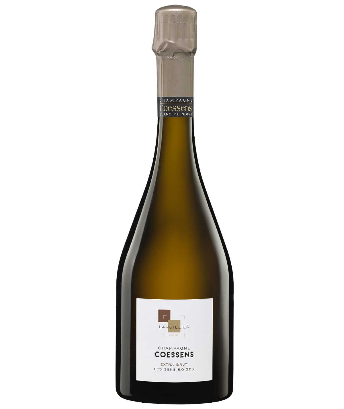 Champagne Coessens Les Sens Boises Brut 2020  Front Bottle Shot