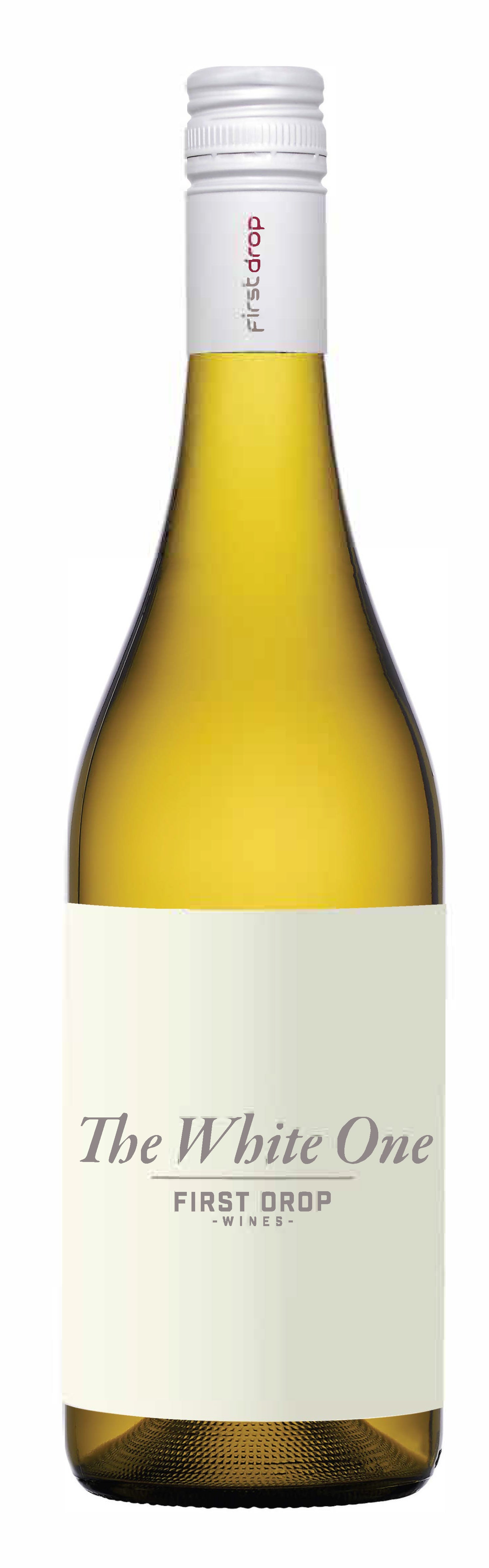 First Drop The White One 2020  Front Bottle Shot