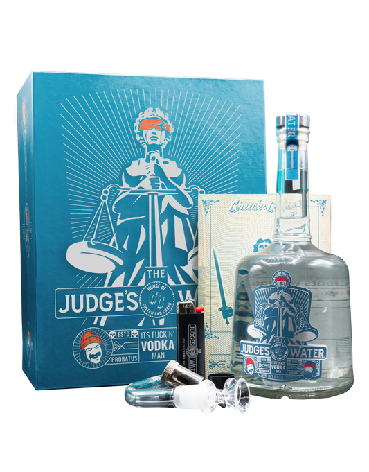 CHEECH AND CHONG'S THE JUDGE'S WATER™️ VODKA 750 ML
