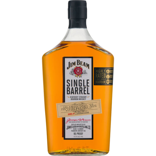 JIM BEAM SINGLE BARREL BOURBON WHISKEY 750 ML