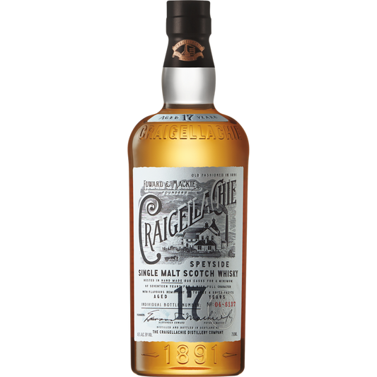 CRAIGELLACHIE 17 YEAR OLD SINGLE MALT WHISKY 750 ML