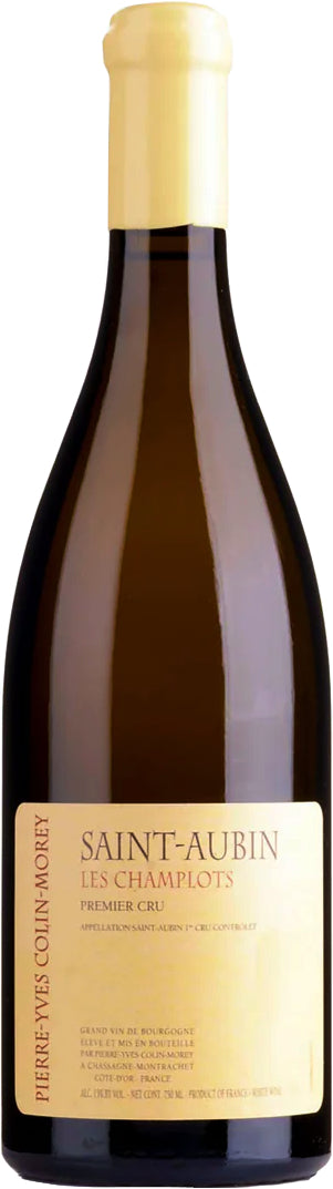 Pierre-Yves Colin-Morey St-Aubin Les Champlots Premier Cru 2022  Front Bottle Shot