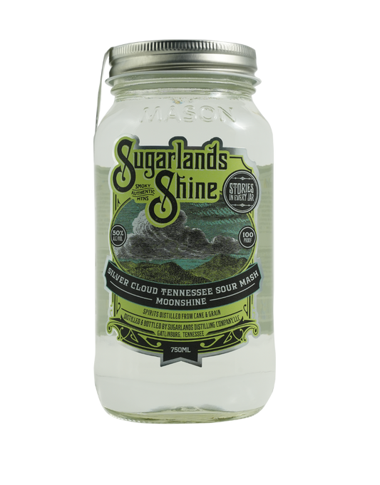 SUGARLANDS SILVER CLOUD TENNESSEE SOUR MASH MOONSHINE 750 ML