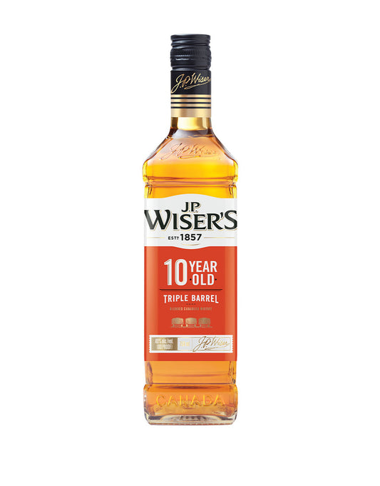 J.P. WISER'S 10 YEAR OLD CANADIAN WHISKY 750 ML
