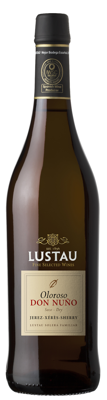 Lustau Don Nuno Dry Oloroso Sherry  Front Bottle Shot