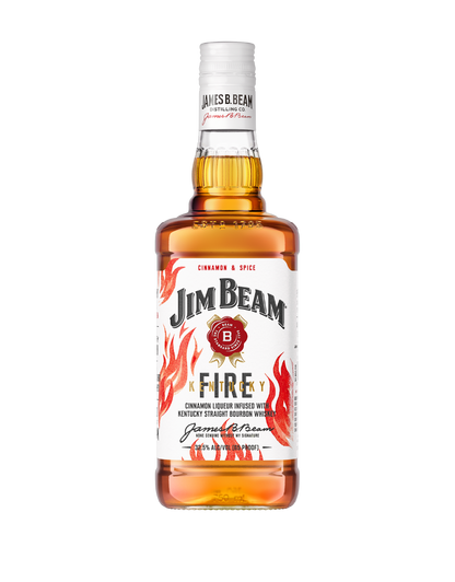 JIM BEAM KENTUCKY FIRE BOURBON WHISKEY 750 ML