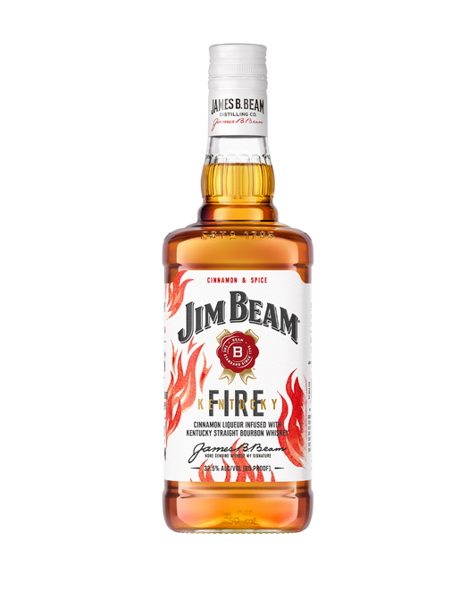 JIM BEAM KENTUCKY FIRE BOURBON WHISKEY 750 ML