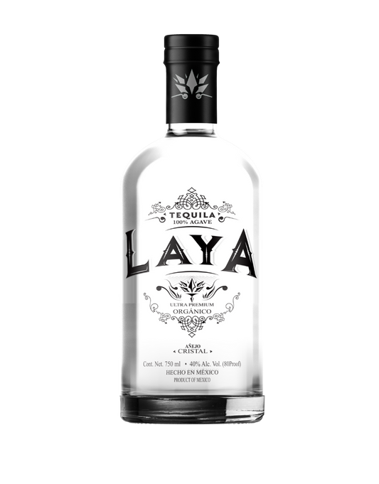 LAYA AÑEJO CRISTALINO ORGANIC TEQUILA 750 ML
