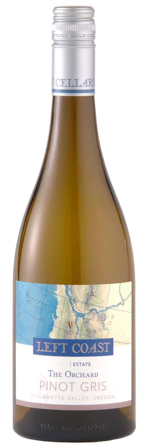 Left Coast Cellars The Orchards Pinot Gris 2022  Front Bottle Shot