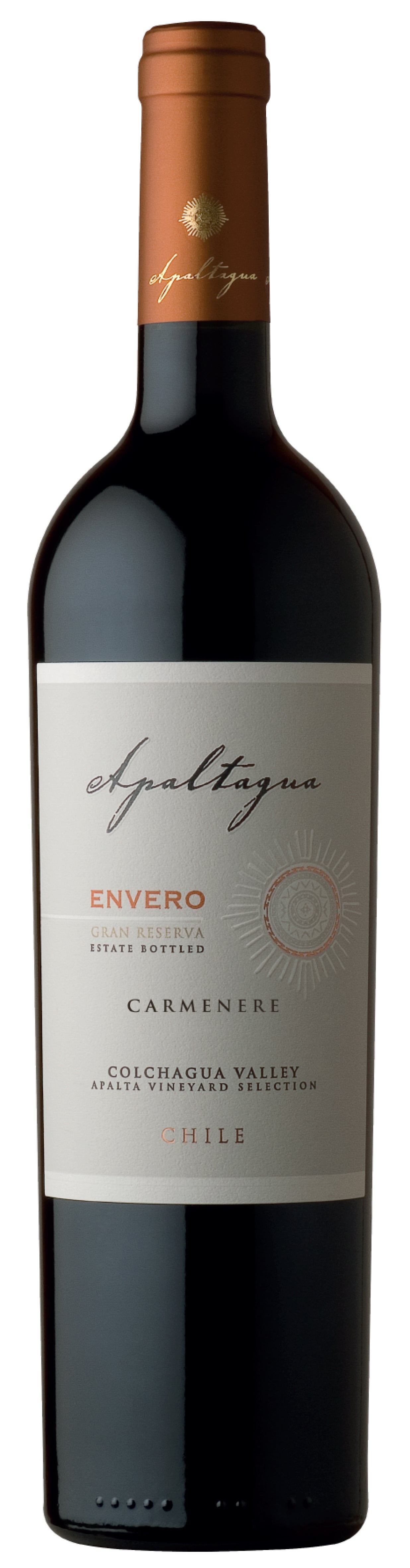 Apaltagua Envero Gran Reserva Carmenere 2021  Front Bottle Shot
