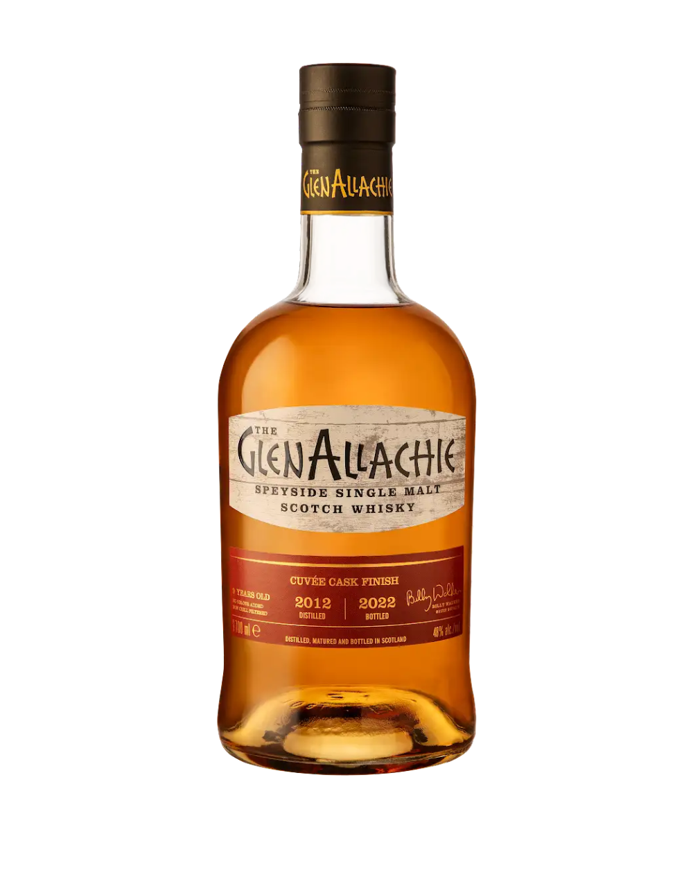 GLENALLACHIE 2012 9 YEAR OLD CUVEE CASK FINISH SCOTCH 700 ML