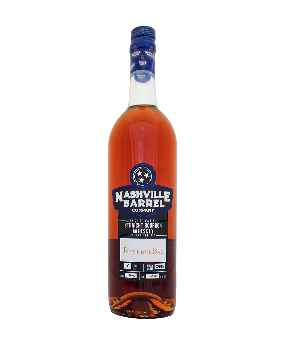NASHVILLE BARREL COMPANY SINGLE BARREL STRAIGHT BOURBON WHISKEY S2B22 750 ML