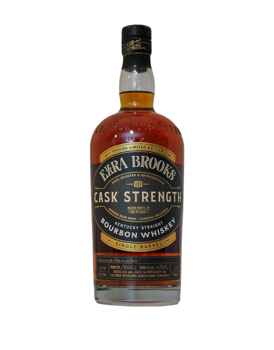 EZRA BROOKS SINGLE BARREL CASK STRENGTH BOURBON S1B22 750 ML