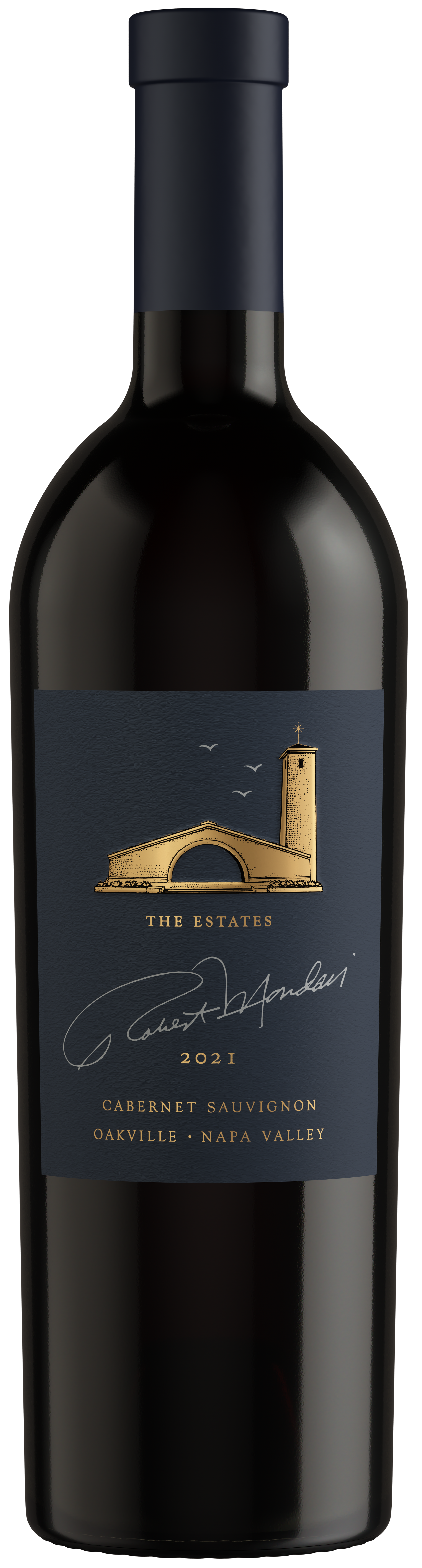 Robert Mondavi The Estates Oakville Cabernet Sauvignon 2021  Front Bottle Shot