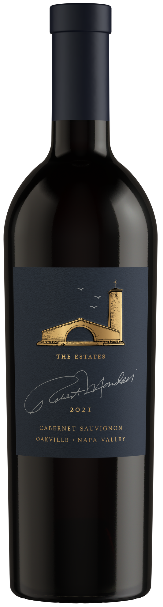 Robert Mondavi The Estates Oakville Cabernet Sauvignon 2021  Front Bottle Shot