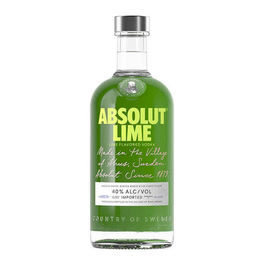 Absolut Lime Flavored Vodka 375ml