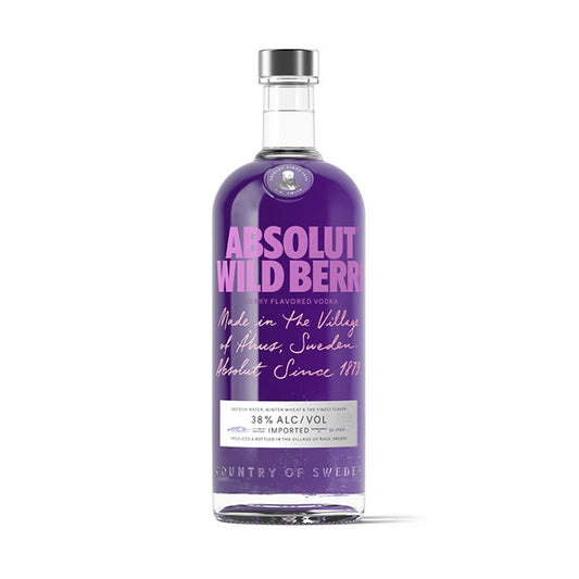 Absolut Wild Berri Flavored Vodka 1L