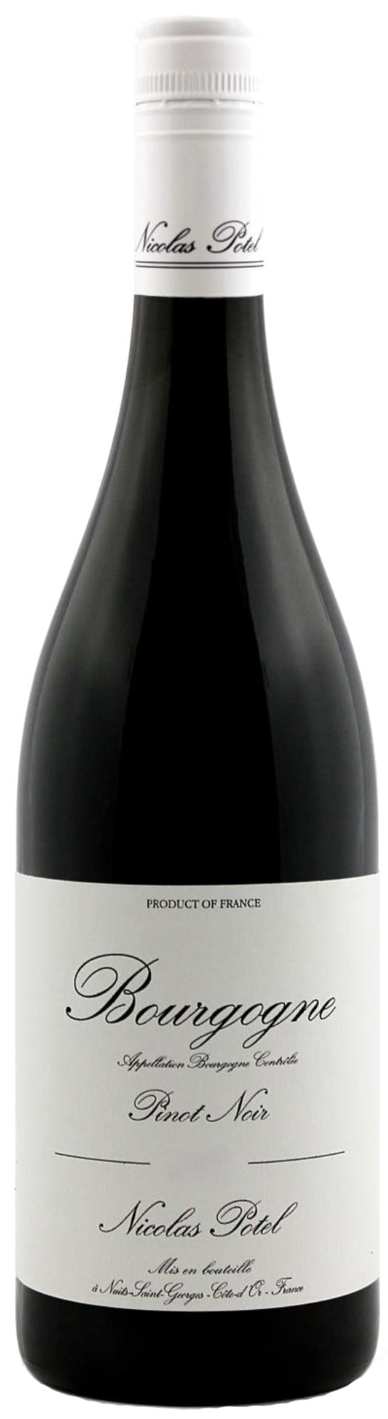 Nicolas Potel Bourgogne Pinot Noir 2022  Front Bottle Shot