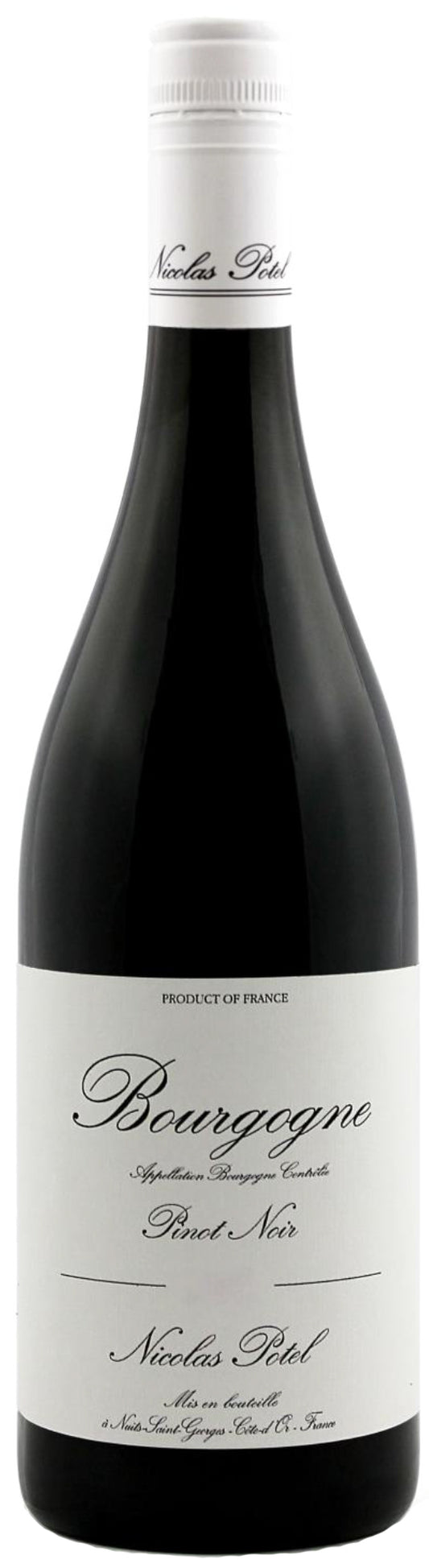 Nicolas Potel Bourgogne Pinot Noir 2022  Front Bottle Shot