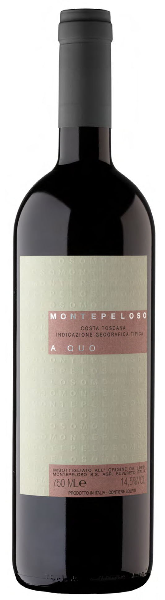 Montepeloso A Quo Toscana Rosso 2023  Front Bottle Shot