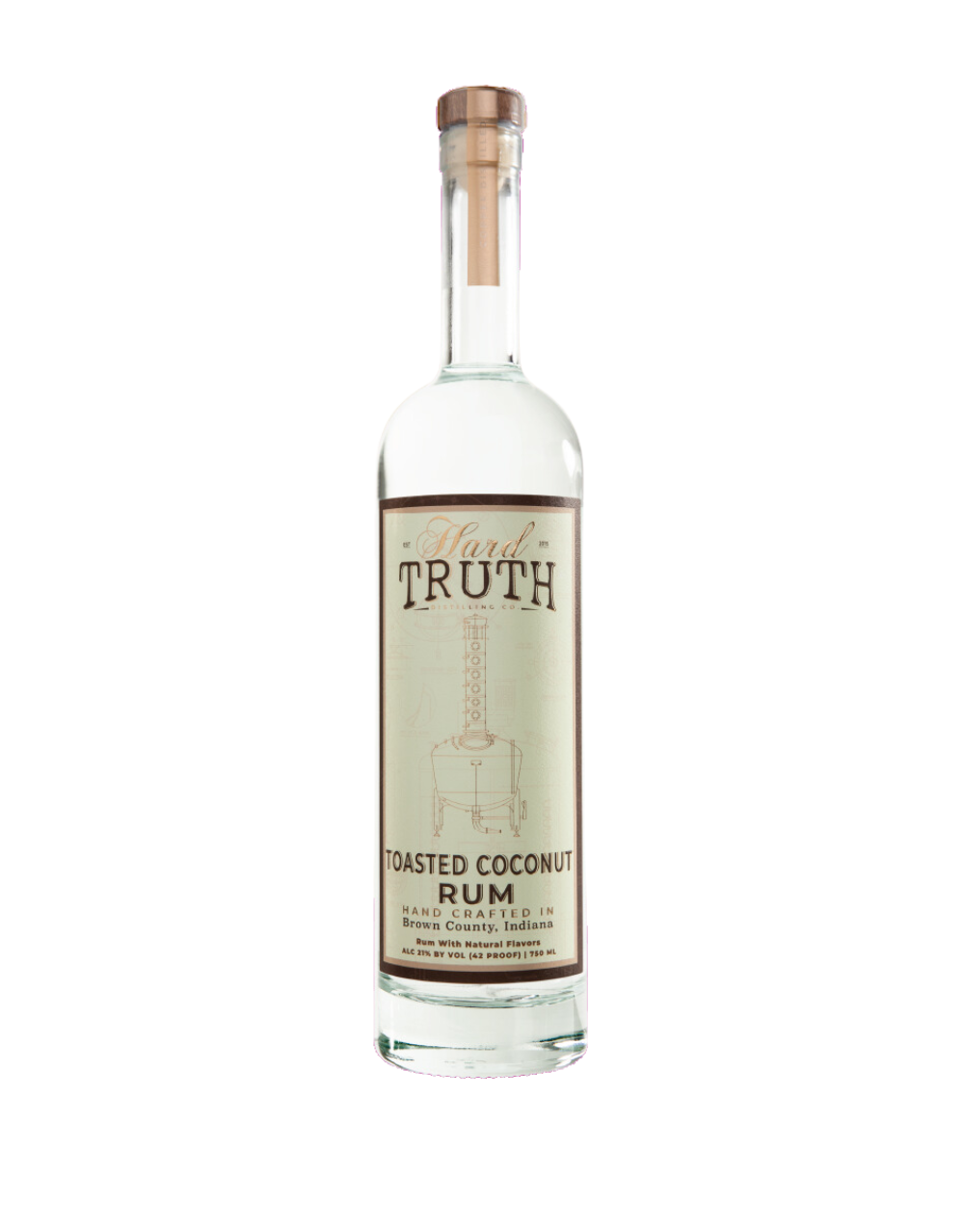 HARD TRUTH TOASTED COCONUT RUM 750 ML