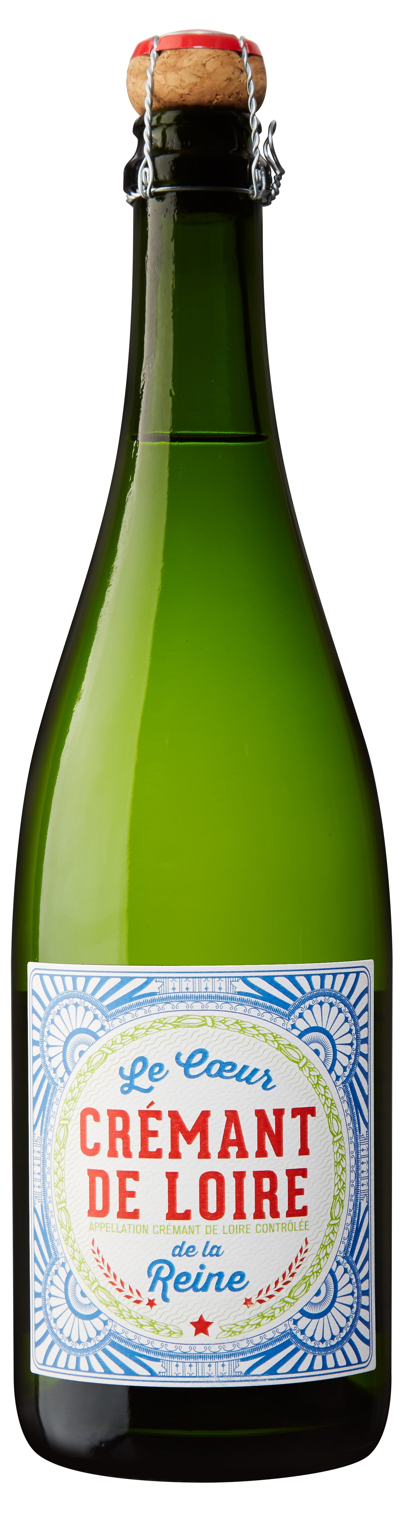 Le Coeur de la Reine Cremant de Loire  Front Bottle Shot