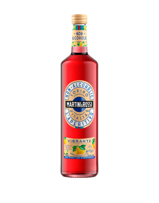 MARTINI & ROSSI VIBRANTE "NON-ALCOHOLIC" APERITIVO 750 ML