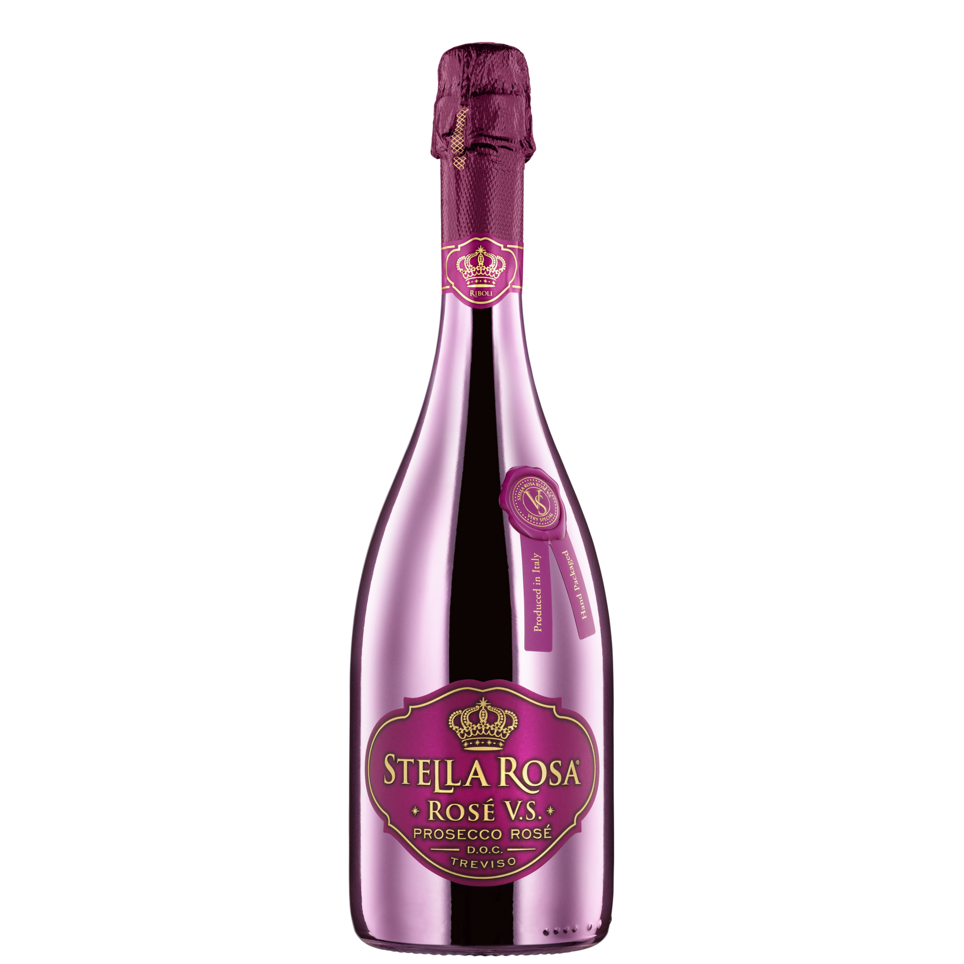 Stella Rosa Rose V.S. Prosecco Rose  Front Bottle Shot
