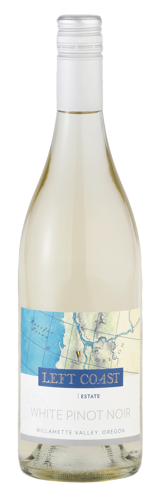 Left Coast Cellars White Pinot Noir 2023  Front Bottle Shot