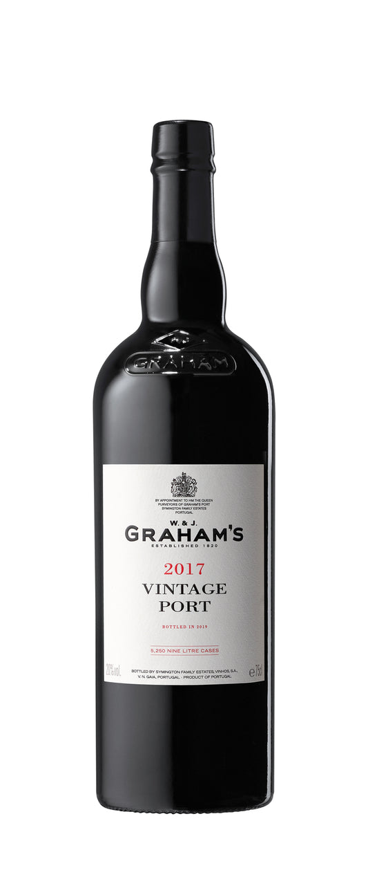 Graham's Vintage Port 2017  Front Bottle Shot