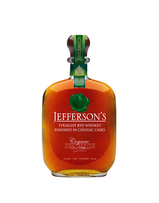 JEFFERSON’S STRAIGHT RYE WHISKEY FINISHED IN COGNAC CASKS 750 ML