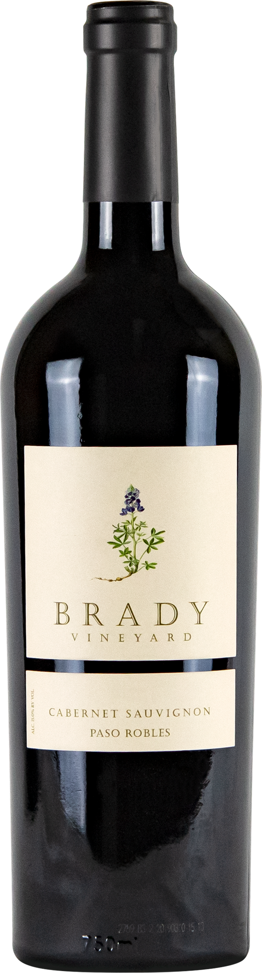 Brady Vineyard Cabernet Sauvignon 2022  Front Bottle Shot