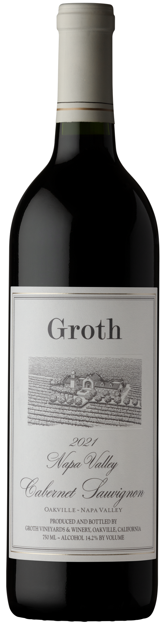 Groth Cabernet Sauvignon 2021  Front Bottle Shot