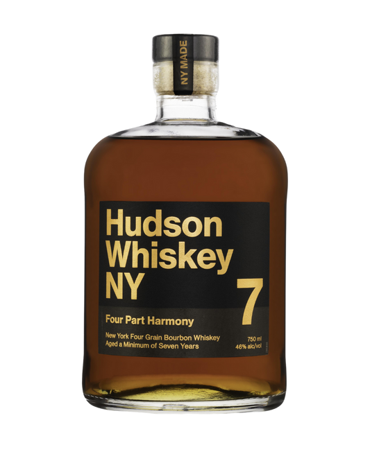 HUDSON NY FOUR GRAIN BOURBON AGED 7 YEARS - FOUR PART HARMONY 750 ML